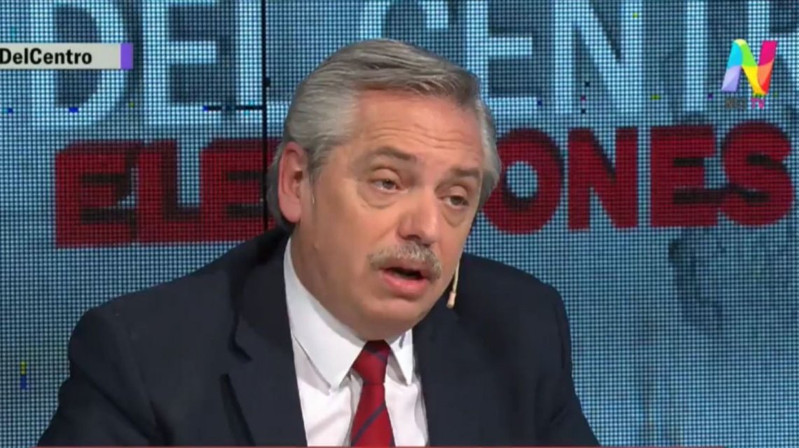 Alberto Fernández no programa "Corea del Centro".