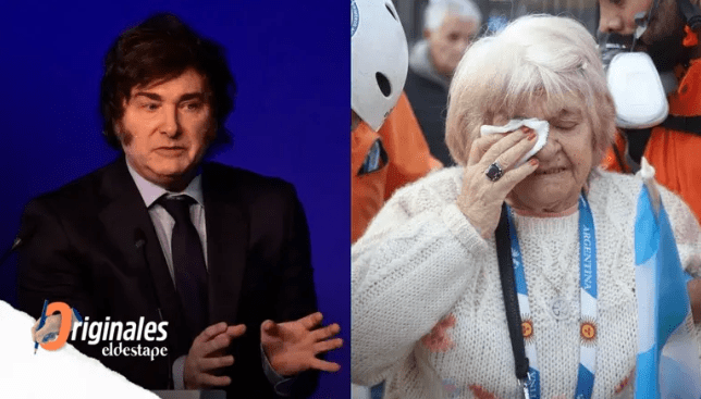 Aposentados argentinos sofrem por motosserra de #Milei que corta medicamentos.